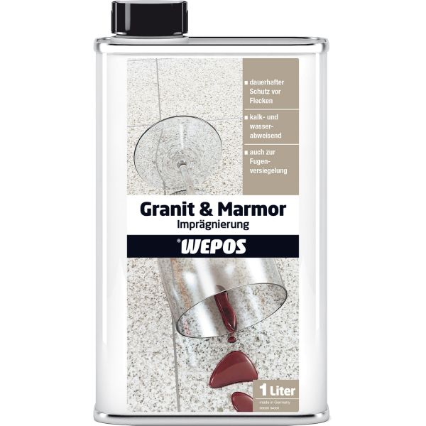 Wepos Granit & Marmor Imprägnierung 1 l