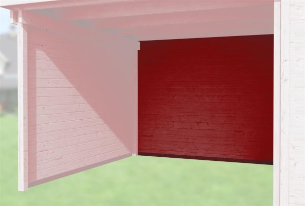Weka Rückwand für Anbau 150 cm, 21mm für Typ 126 und 172 schwedenrot