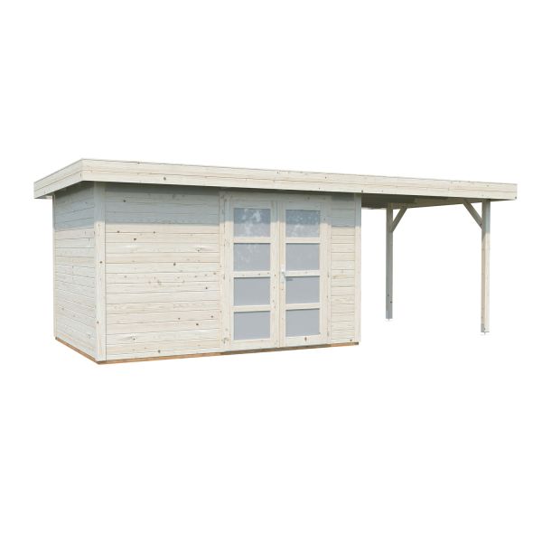 Palmako Gartenhaus Lara 8,4+5,9 m² natur