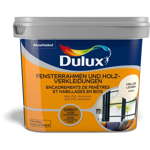 Dulux Fresh Up für Fensterrahmen und Holzverkleidungen Satin Helles Leinen 750ml