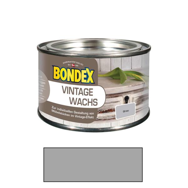 Bondex Vintage Wachs Grau 0,25l
