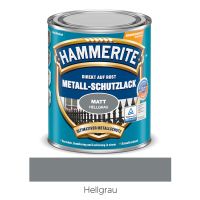 HAMMERITE Metall-Schutzlack matt Hellgrau 250ml