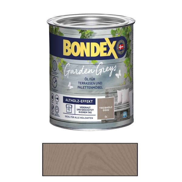 Bondex Garden Greys Öl Treibholz Grau 0,75l