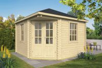 Gartenhaus - Blockhütte Bragi mit Zeltdach | von Nordje | 350x350x290cm