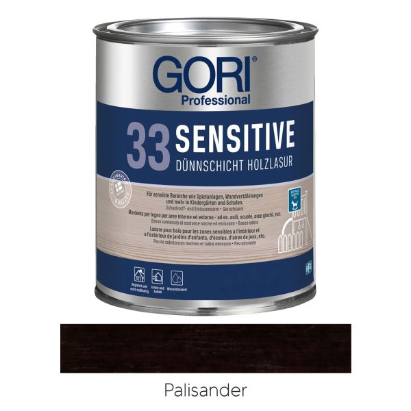 GORI 33 Sensitiv Dünnschicht-Holzlasur Palisander 2,5l