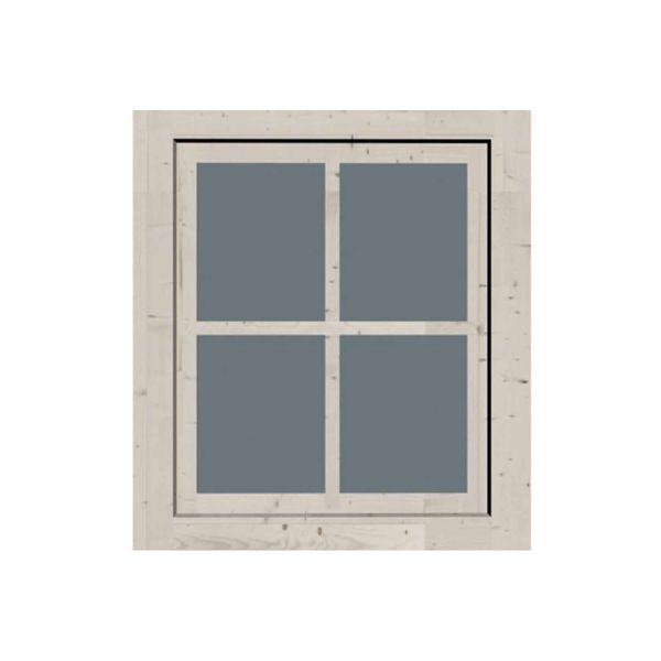 Karibu | Fenster (Dreh/Kipp) 28mm | elfenbeinweiß