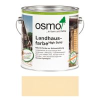 Osmo Landhausfarbe Nr.2204 Elfenbein 2,5l, Anstrich für Hölzer im Außenbereich