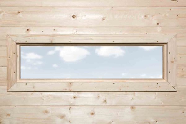 Weka Zusatzfenster 40 x 125 cm natur