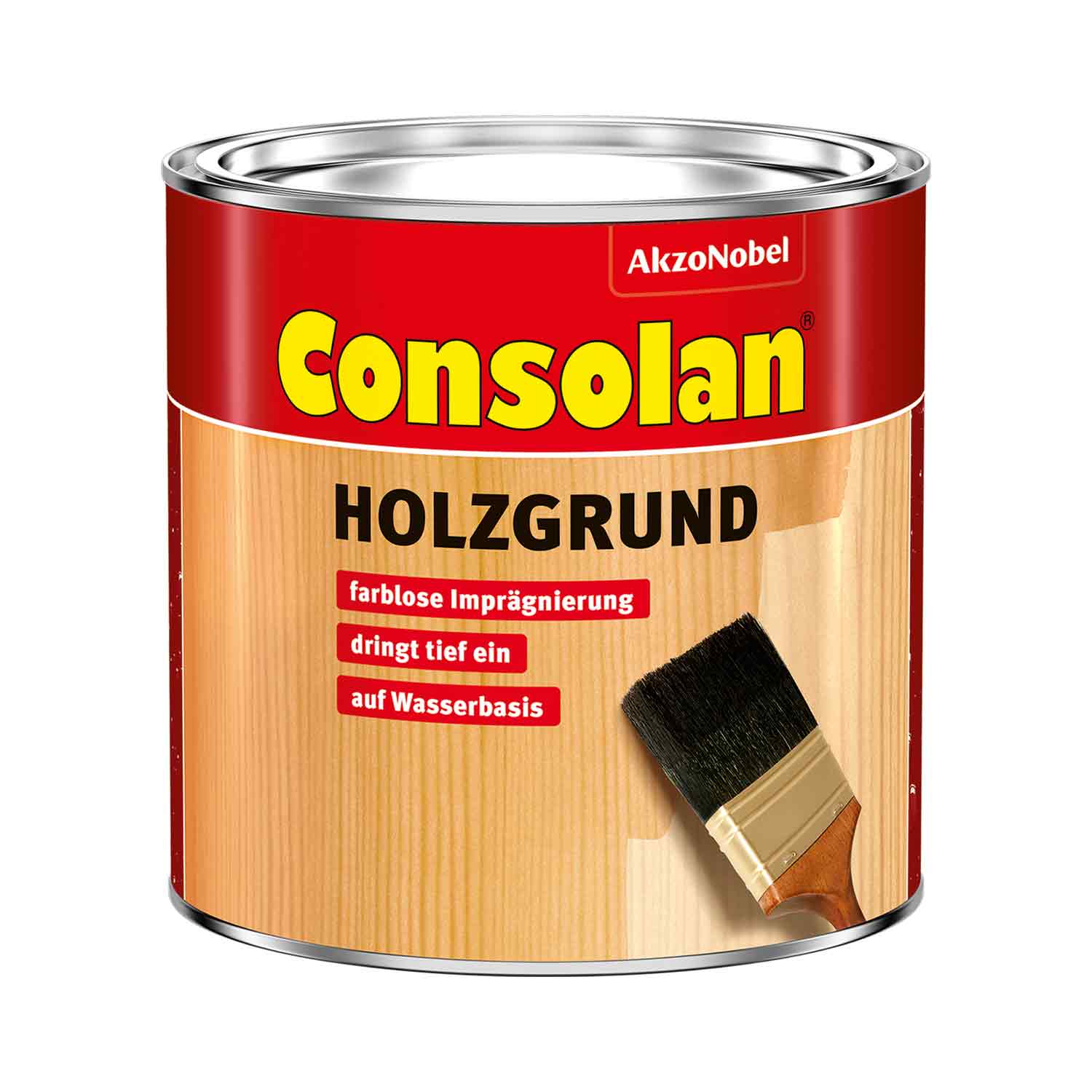 Consolan Holzgrund Wässrig 2,5L Verbessert Haftung von Anstrichen