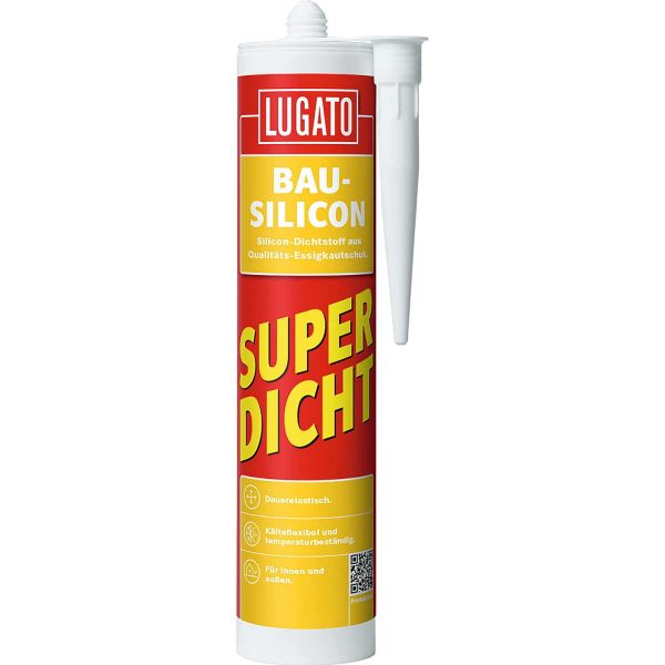 LUGATO Bau-Silicon Super Dicht 300 ml edelweiß