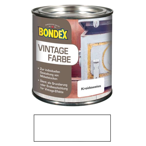 Bondex Vintage Farbe Kreideweiß 0,375l