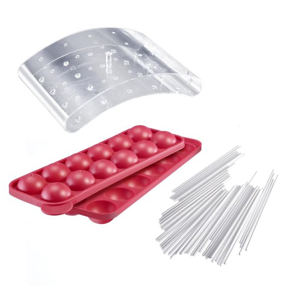 Westmark Cake-Pop Set, Backen, Kuchen am Stiel, Backzubehör
