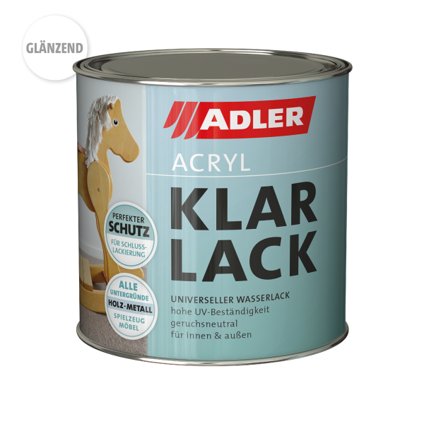 ADLER Acryl-Klarlack Glänzend 0,375l