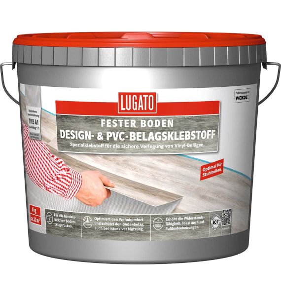 LUGATO Fester Boden Design- & PVC- Belagsklebstoff 6 kg