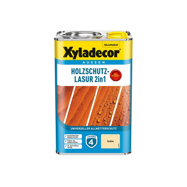 Xyladecor Holzschutzlasur Farblos 4l