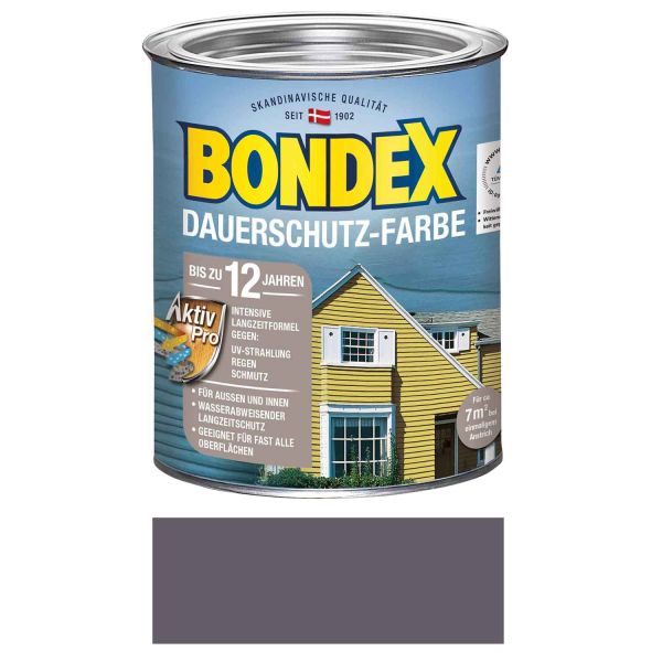 Bondex Dauerschutz-Farbe Taupe / Montana 0,75l