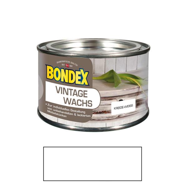 Bondex Vintage Wachs Kreideweiss 0,25 l Weiss für den Innenbereich