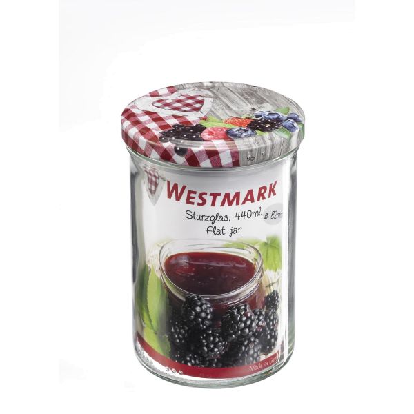 Westmark Tray Sturzglas 440ml 82mm,GLAS, Einmachglas, Einweckglas