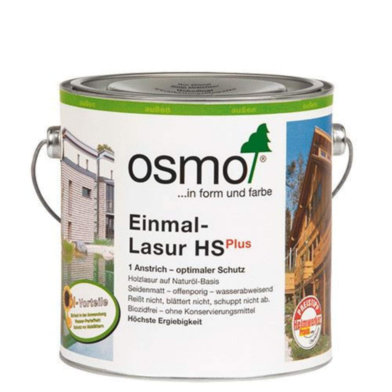 Osmo Einmal-Lasur HS Plus 2,5 Liter Teak 9262""
