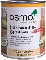 Osmo Hartwachsöl Nr. 3032 | Seidenmatt 0,75l für optimalen Oberflächenschutz