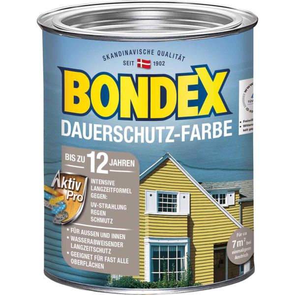 Bondex Dauerschutz-Farbe Schwedenrot 0,75l