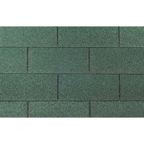 Wolff Finnhaus Dachschindeln Rechteck grün 7 VE