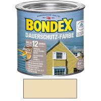 Bondex Dauerschutz-Farbe Cremeweiß / Champagner 2,50l