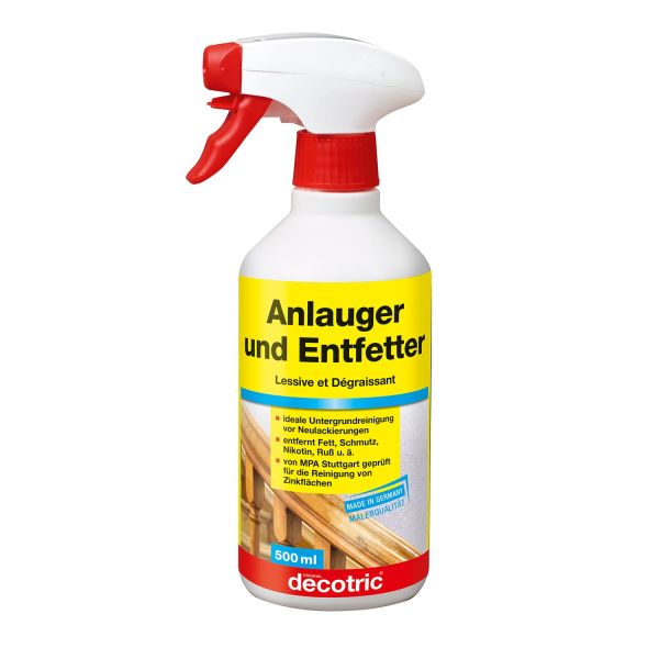 decotric Anlauger und Entfetter - Spray 500 ml