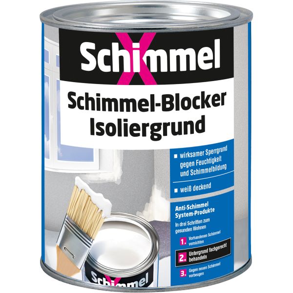 SchimmelX Schimmel-Blocker Isoliergrund - weiß 750 ml