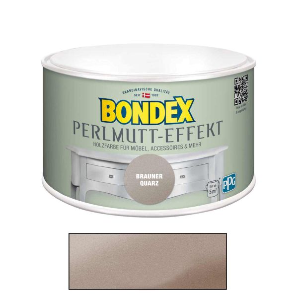 Bondex Perlmutt- Effekt Brauner Quarz 0,5l