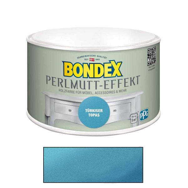 Bondex Perlmutt- Effekt Tuerkiser Topas 0,5l