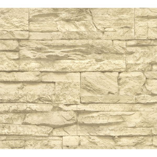 A.S. Création Steintapete "Best of Wood`n Stone 2" Vlies beige-creme 707130