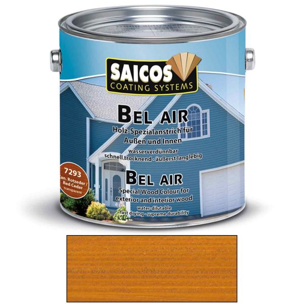 Saicos Bel Air Holz-Spezialanstrich Rotzeder 2,5l