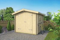 Gartenhaus - Blockhütte Erika mit Satteldach | von Nordje | 245x245x216cm