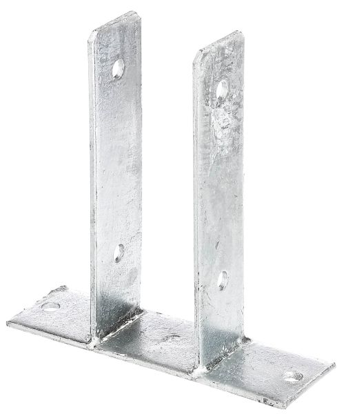 GAH-Alberts Stahl U-Pfostenträger 71x200mm feuerverzinkt zum Aufschrauben