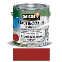 Saicos Haus & Gartenfarbe auf Naturöl-Basis Schwedenrot 2,5l