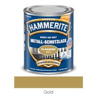 HAMMERITE Metall-Schutzlack glänzend Gold 250ml