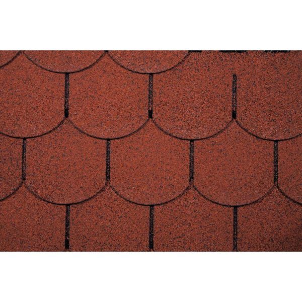 Wolff Finnhaus Dachschindeln Biberschwanz rot 8 VE