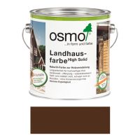 Osmo Landhausfarbe Nr.2607 Dunkelbraun 0,75L Anstrich für Hölzer im Außenbereich