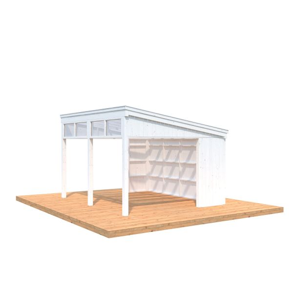 Palmako Pavillon Nova 13,0 m² Kit weiß