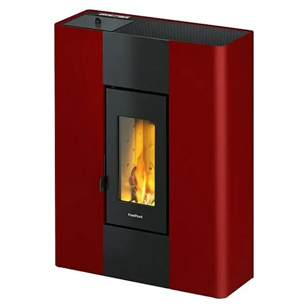 FreePoint Pelletofen Roxy bordeaux 2,7 - 7 kW