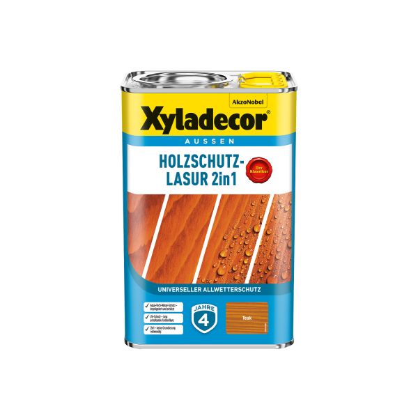 Xyladecor Holzschutzlasur Teak 4l