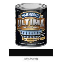 HAMMERITE Metall-Schutzlack Ultima matt Tiefschwarz RAL 9005 750ml
