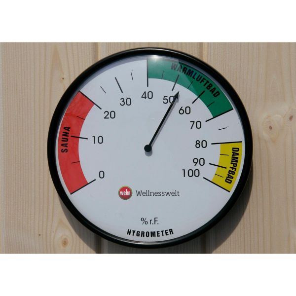 Weka Sauna Zubehör Klimamesser Hygrometer Messstation Entspannung