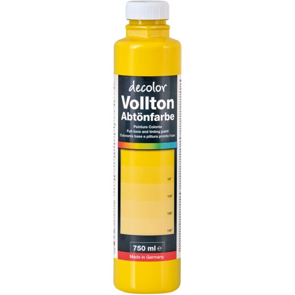 FIXcolor Abtönfarbe Sonnengelb 750 ml