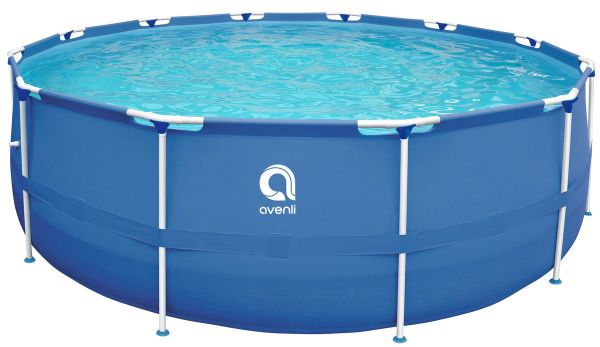 Avenli® SteelSuper™360x76 cm, Stahlrahmen Pool, ohne Zubehör, blau