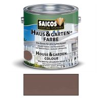 Saicos Haus & Gartenfarbe auf Naturöl-Basis Nussbaum 2,5l
