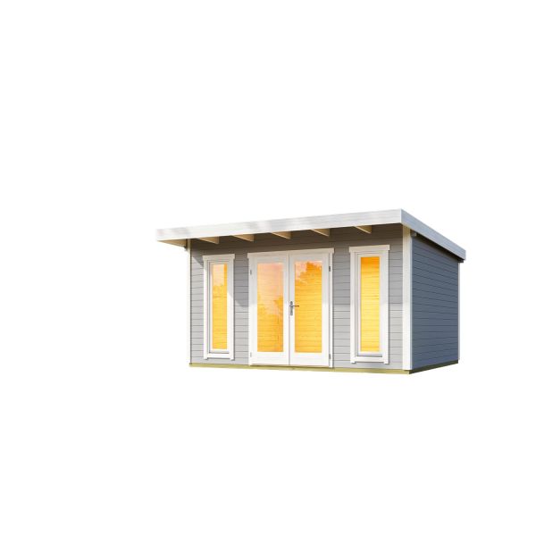 Lasita Maja Gartenhaus Sizilien 1 Lichtgrau