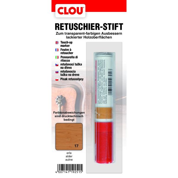 Clou Retuschier-Stift Nr. 17 erle, retuschieren, Holzflächen
