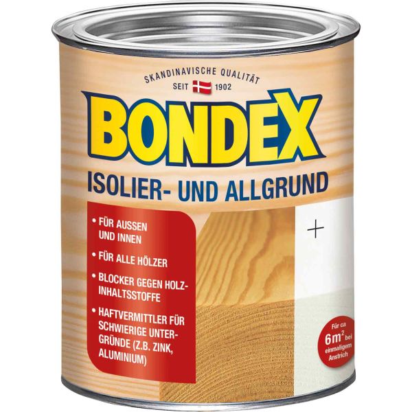 Bondex Isolier- & Allgrund Weiss 0,75l